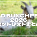 【2026】ワイバンセトリ一覧！WILD BUNCH FEST. 2026のライブセットリストを随時更新