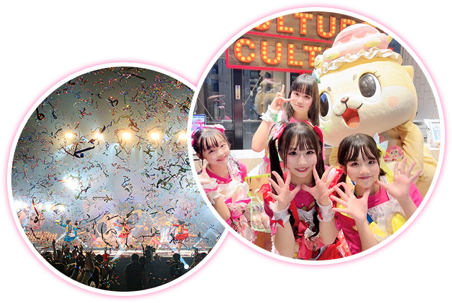 ライブ風景とちぃたん☆ぼんばーずの写真