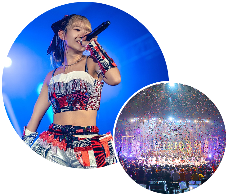 ライブ中の写真