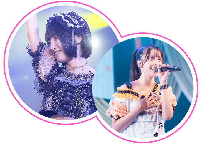 PLUM JAPAN所属アイドルのライブ中の写真